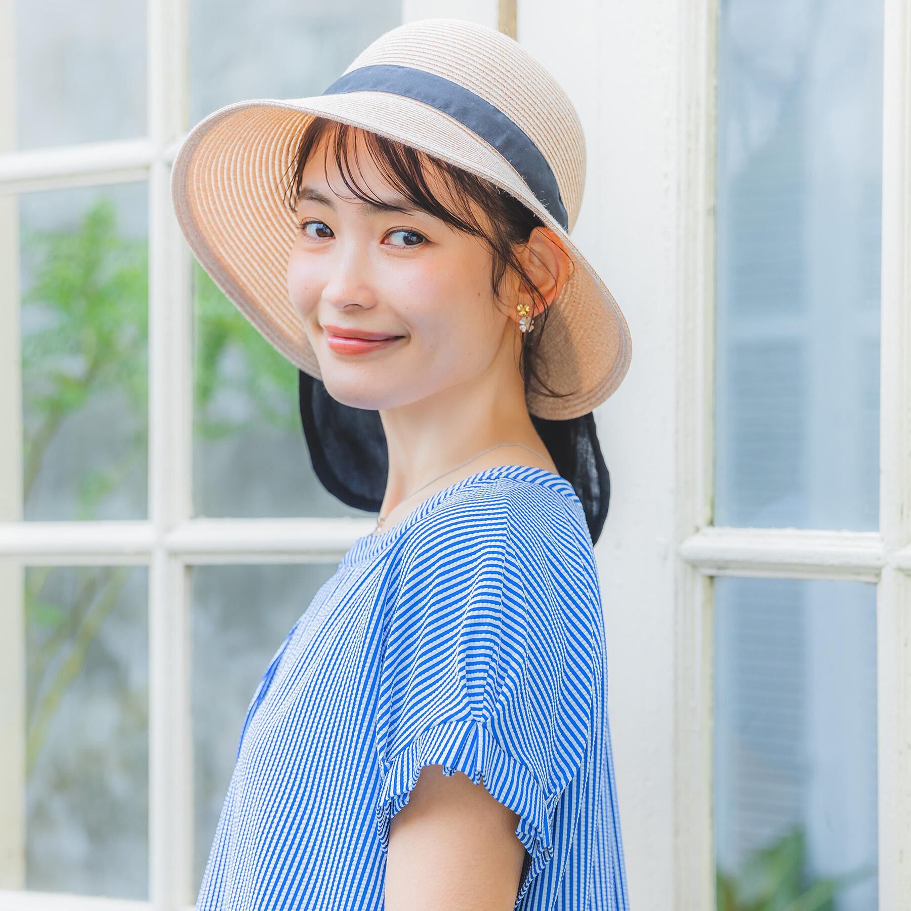 ITS&rsquo;DEMO「【UV／2way／速乾抗菌】ウォッシュブレードタレ付きハット」|ハット|