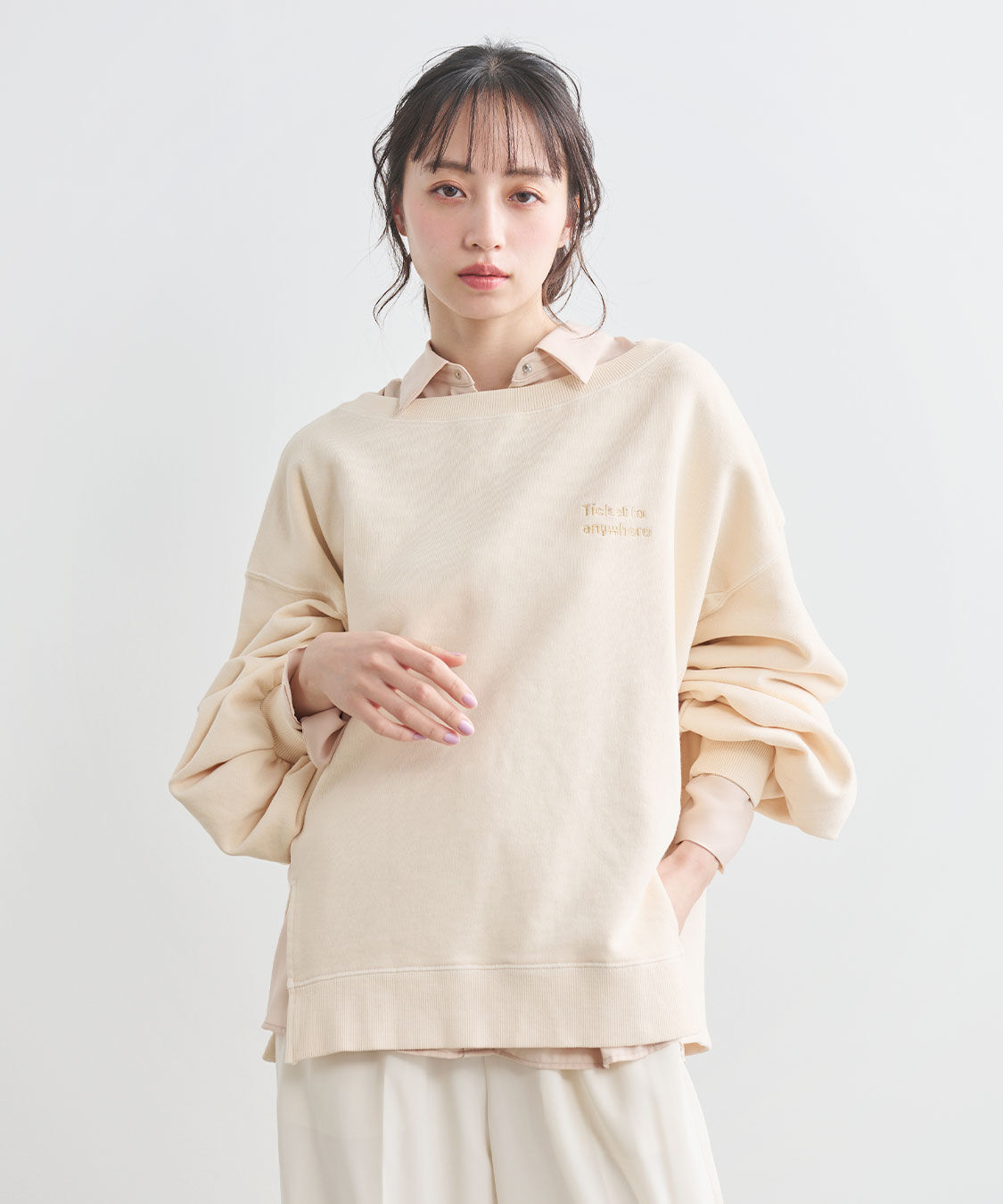 COCO DEAL「2WAYサテンシャツ」|シャツ・ブラウス|