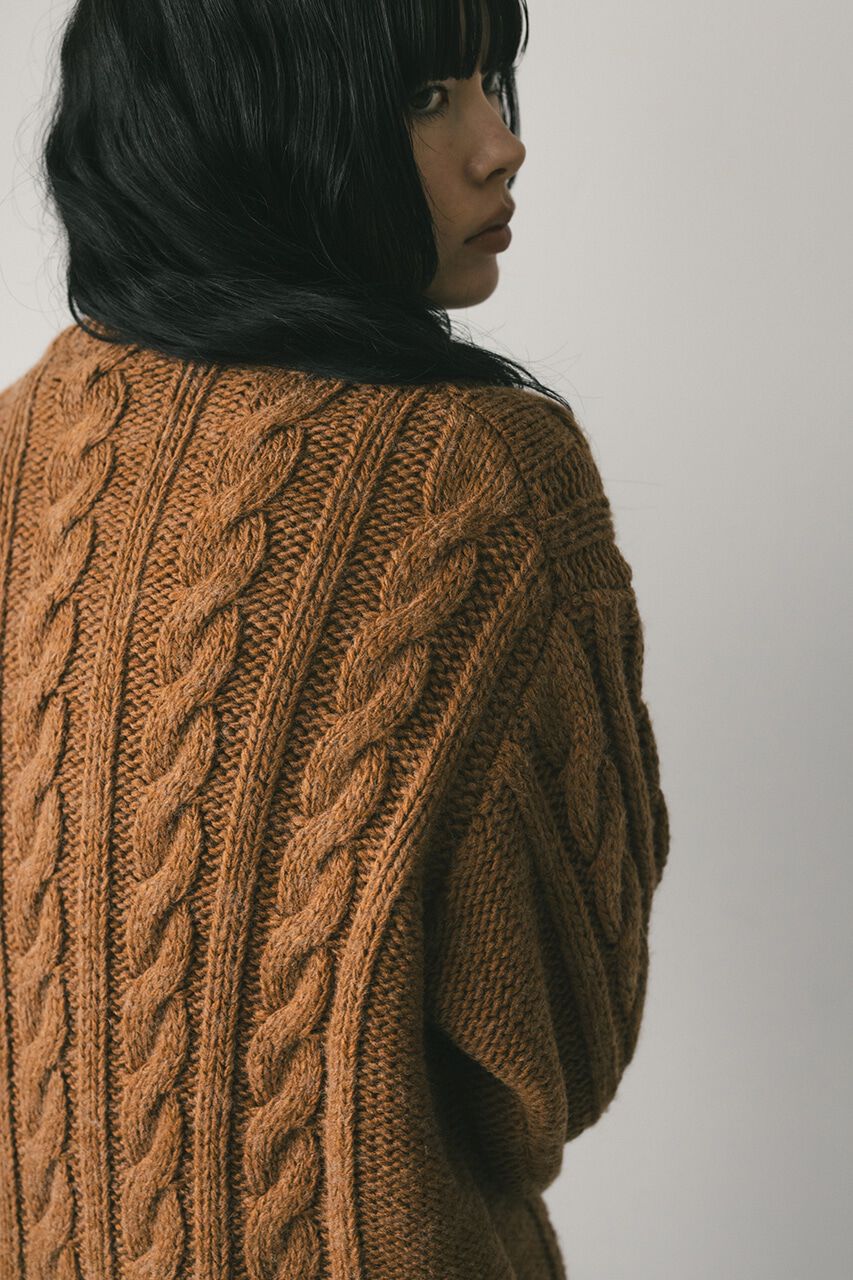 STYLEMIXER「ケーブルニュアンススリーブニット」|ニット・セーター|