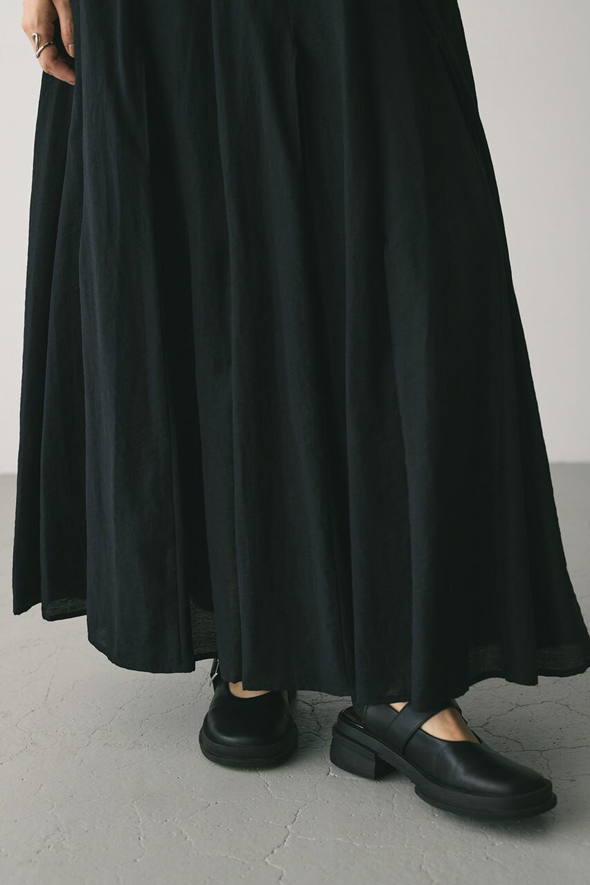 STYLEMIXER「ピンタックパネルフレアスカート」|スカート|