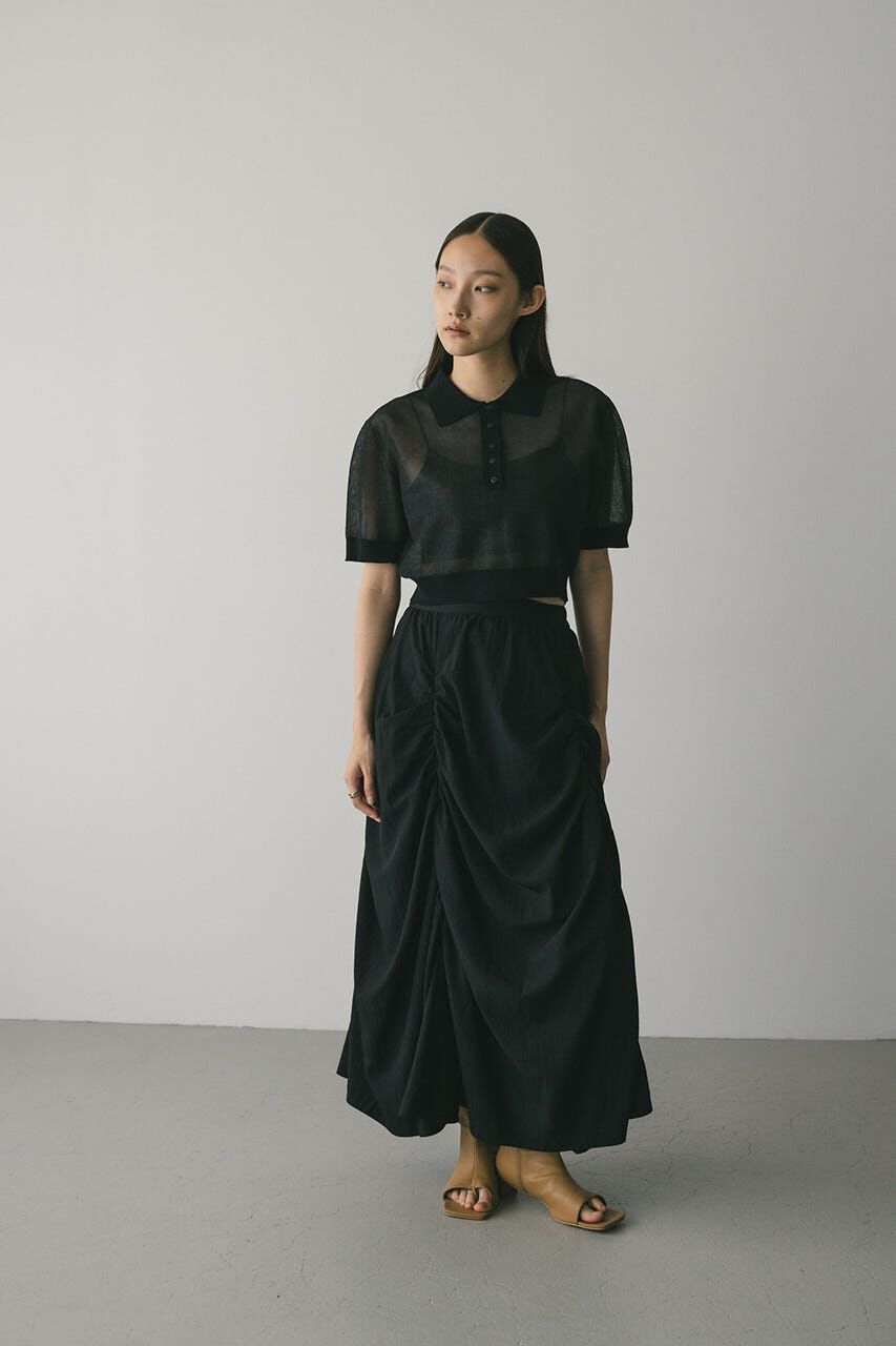 STYLEMIXER「シアーフォルムポロニット」|ニット・セーター|