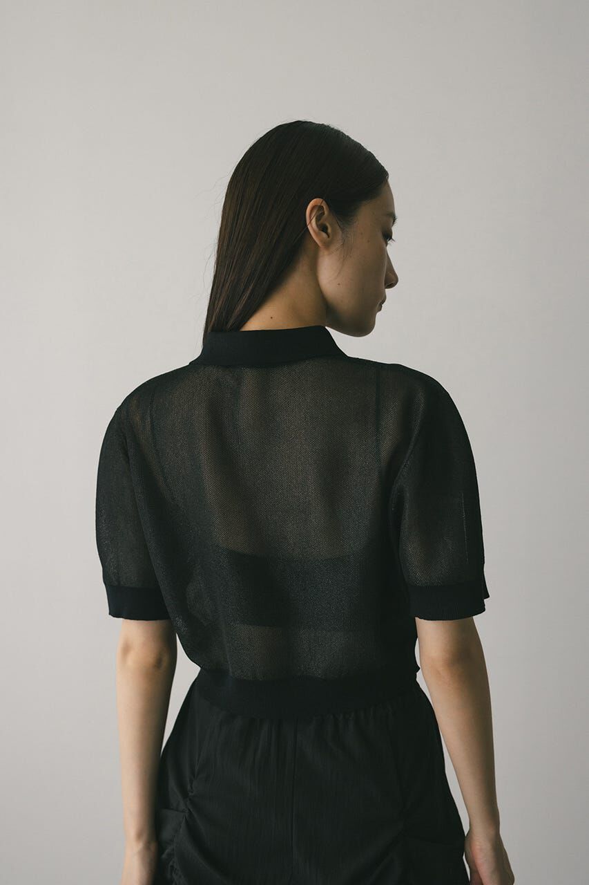 STYLEMIXER「シアーフォルムポロニット」|ニット・セーター|