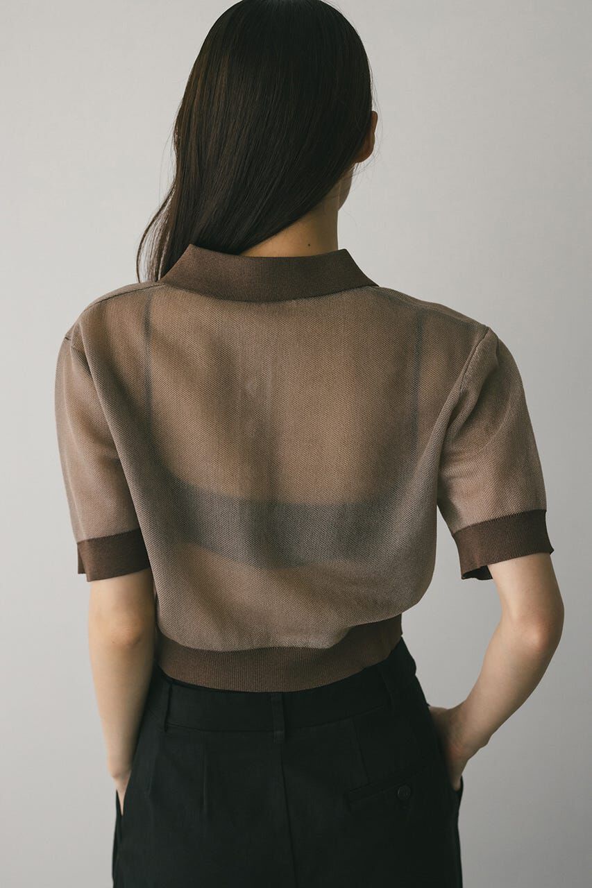 STYLEMIXER「シアーフォルムポロニット」|ニット・セーター|