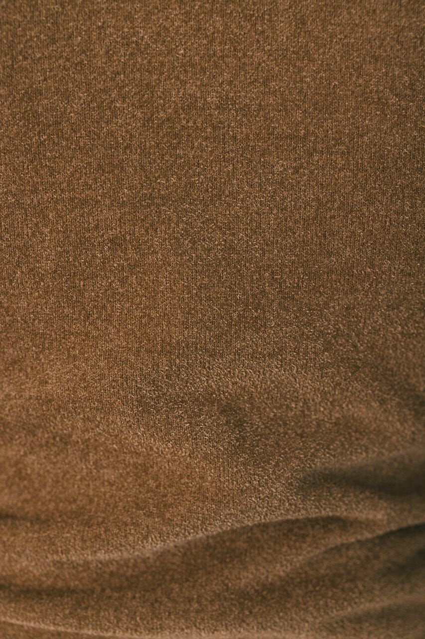 STYLEMIXER「バックオープンベロアショートニット」|ニット・セーター|