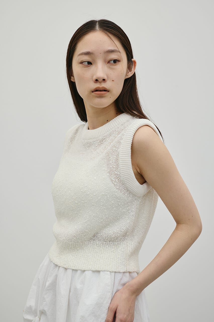 STYLEMIXER「メランジクッションリブニット」|タンクトップ|