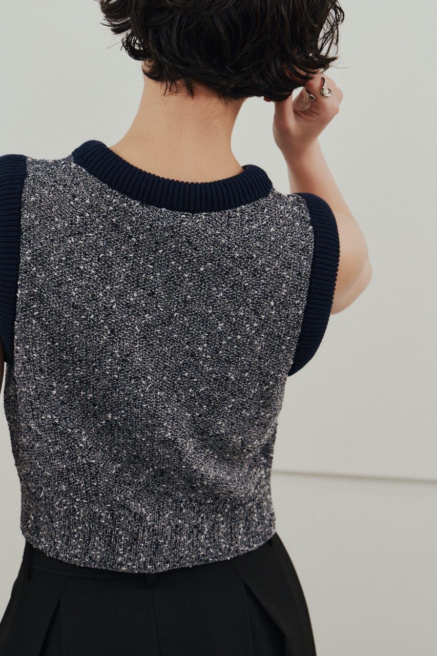 STYLEMIXER「メランジクッションリブニット」|タンクトップ|