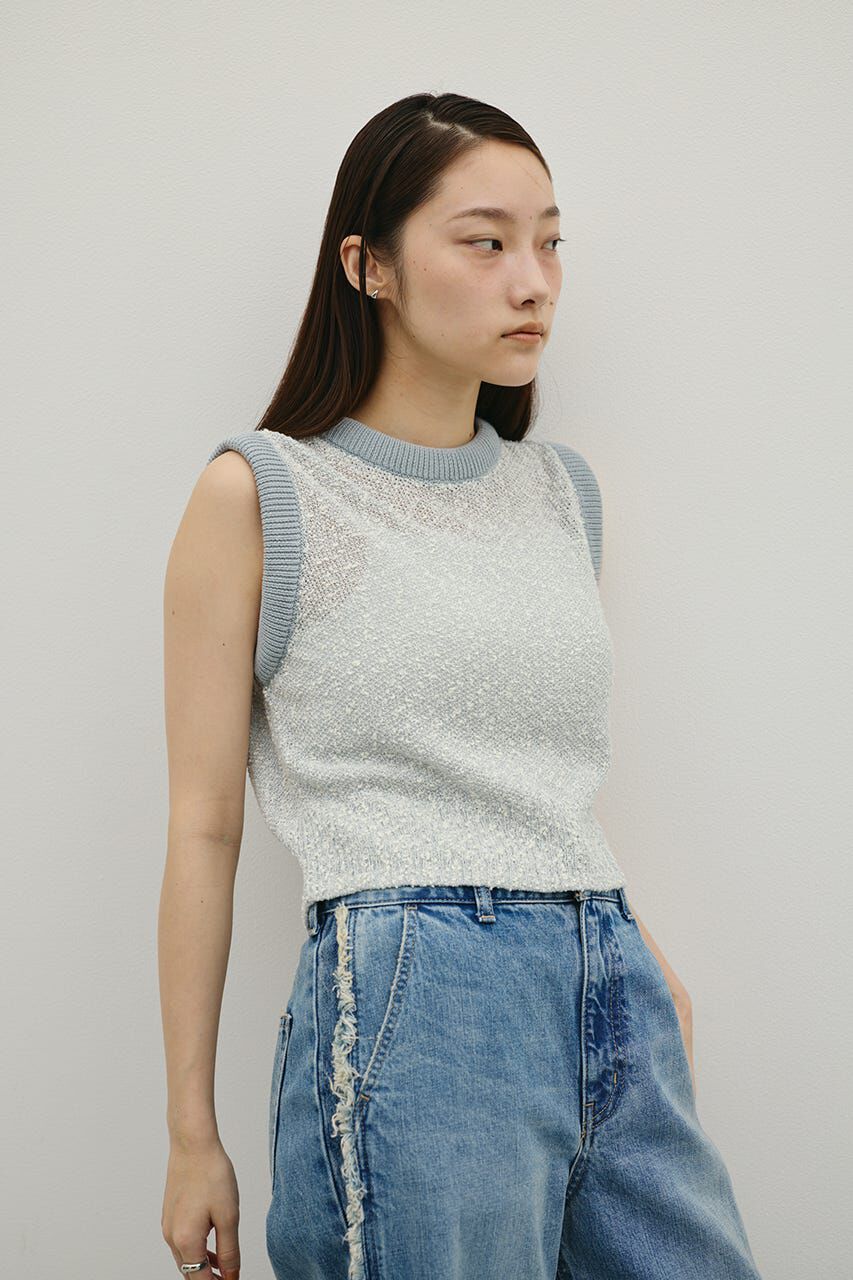 STYLEMIXER「メランジクッションリブニット」|タンクトップ|