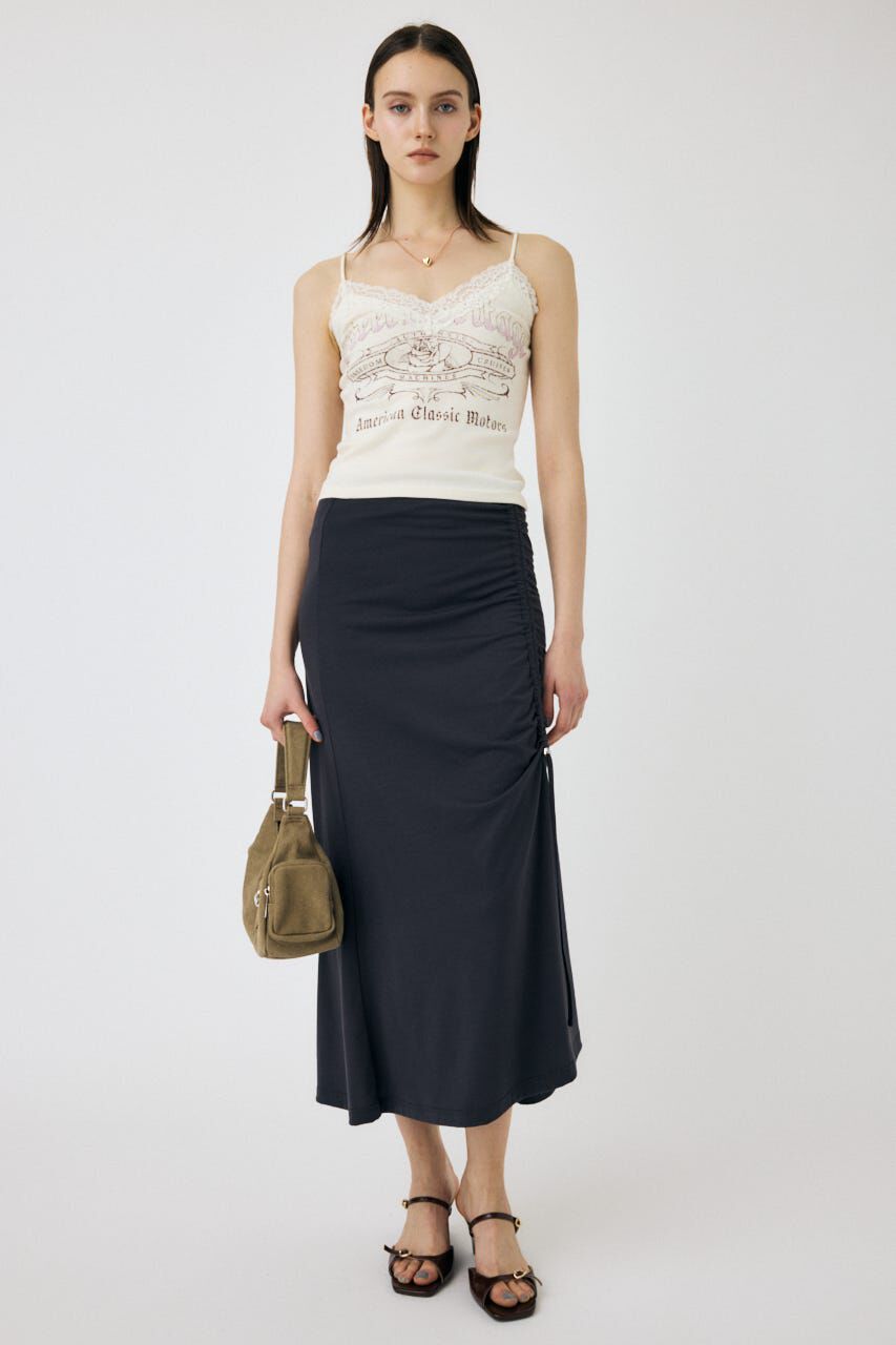 MOUSSY「DRAWSTRING CUT スカート」|スカート|