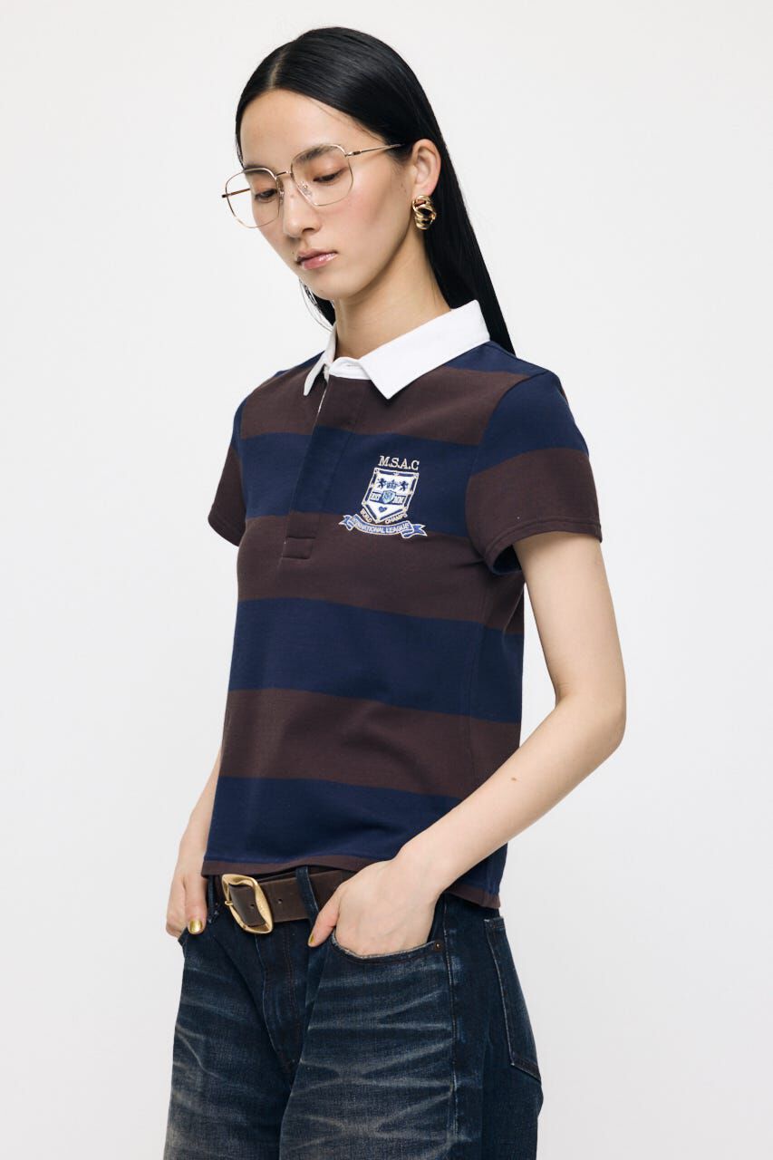 MOUSSY「CLASSIC RUGBY シャツ」|Tシャツ・カットソー|