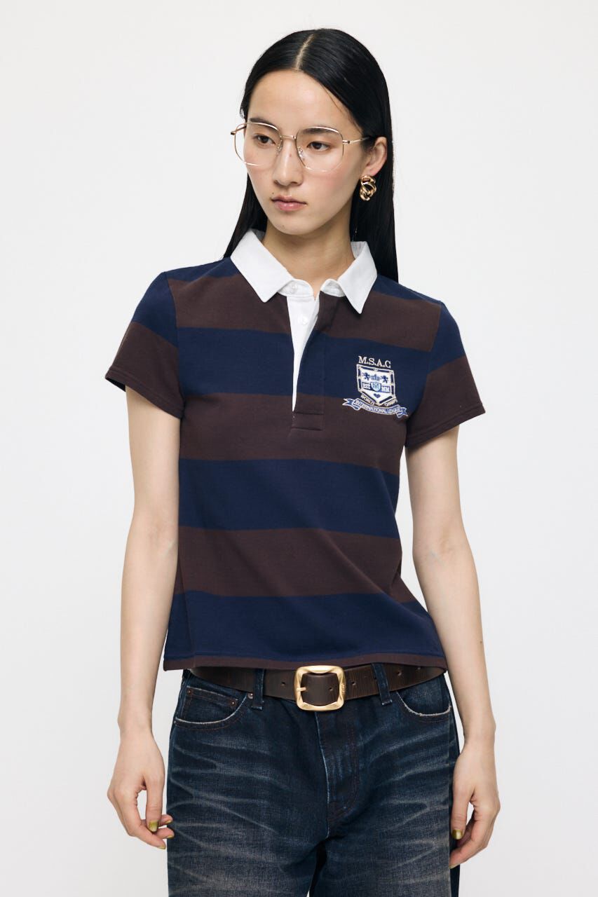 MOUSSY「CLASSIC RUGBY シャツ」|Tシャツ・カットソー|