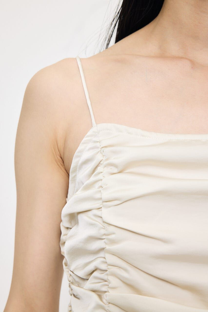 MOUSSY「SATIN GATHER キャミ」|キャミソール|