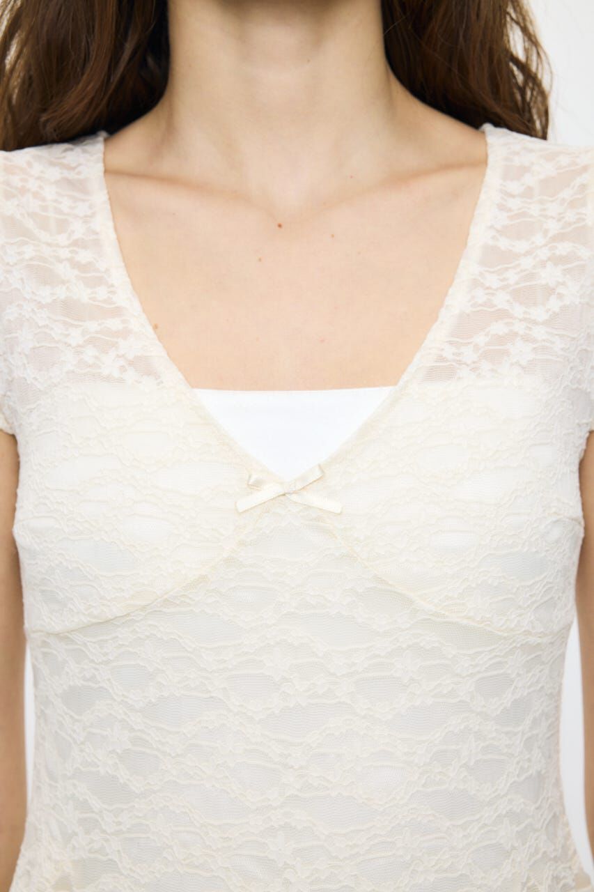 MOUSSY「LACE SKATER ドレス」|ワンピース|