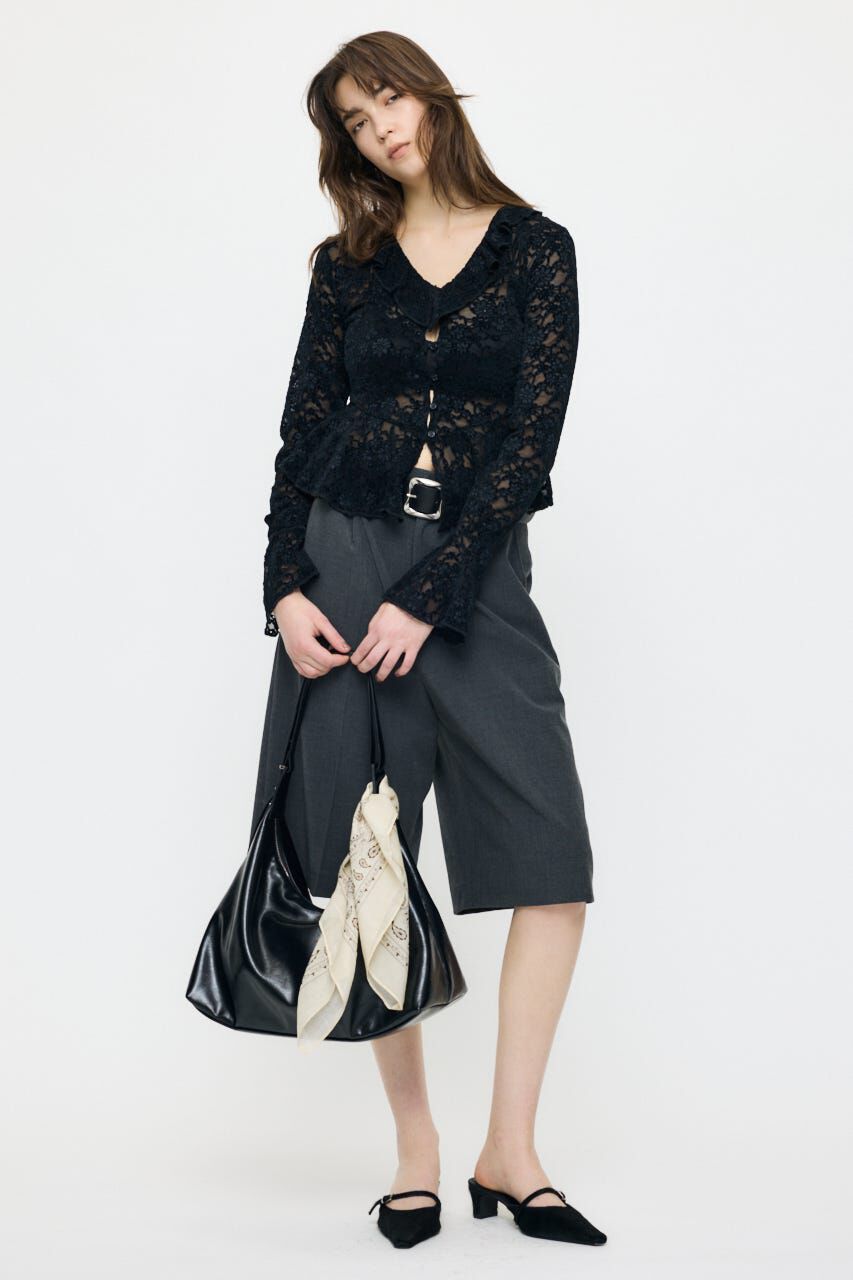 MOUSSY「FRILL LACE ブラウス」|Tシャツ・カットソー|