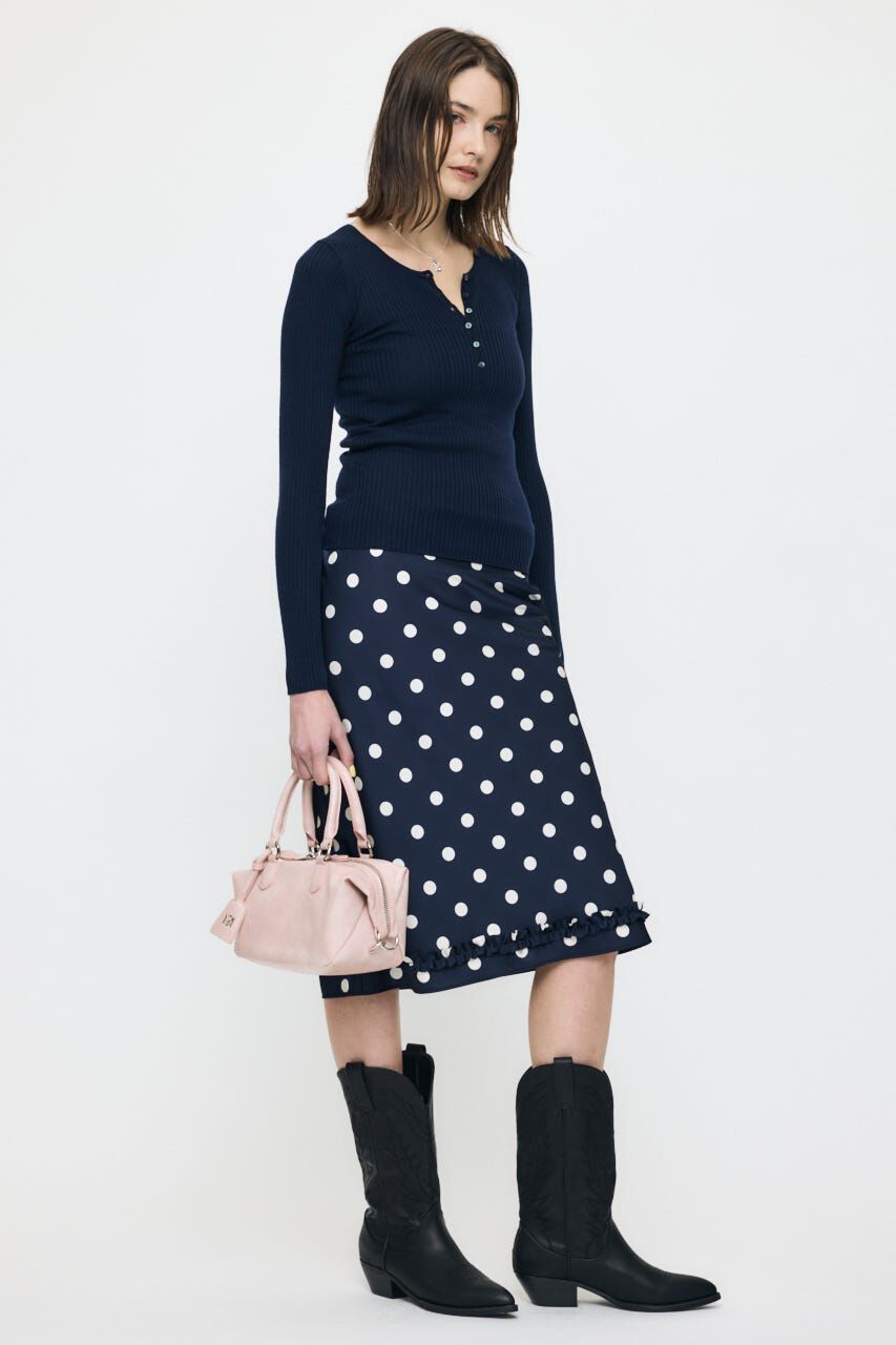 MOUSSY「SATIN DOT スカート」|スカート|