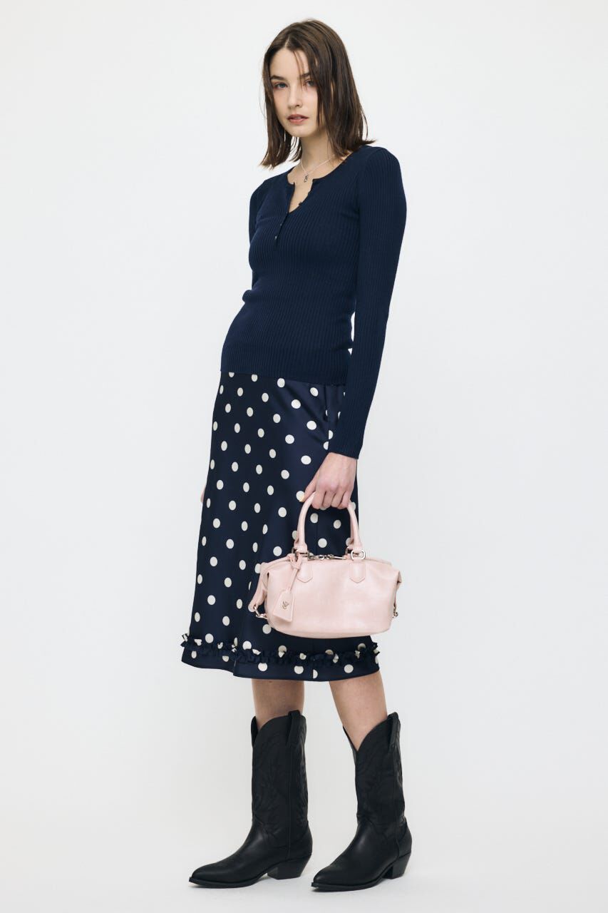 MOUSSY「SATIN DOT スカート」|スカート|