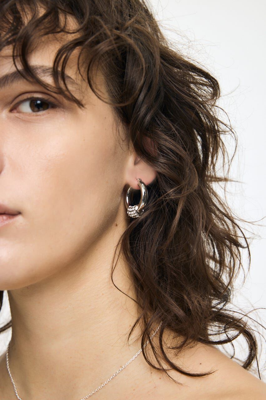 MOUSSY「MIXTURE HOOP イヤリング」|ピアス|