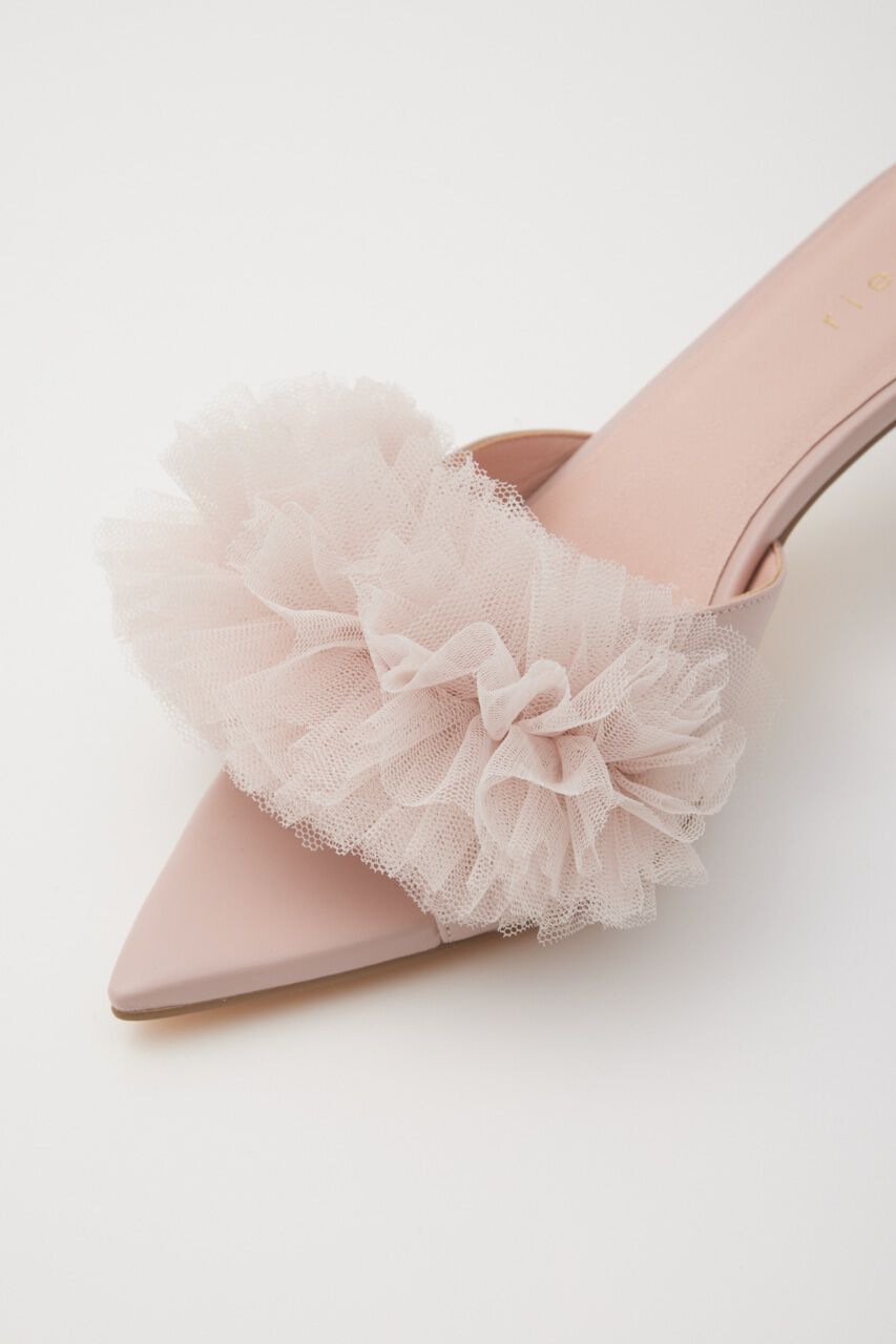 rienda「クリアヒールチュールサンダル」|サンダル|