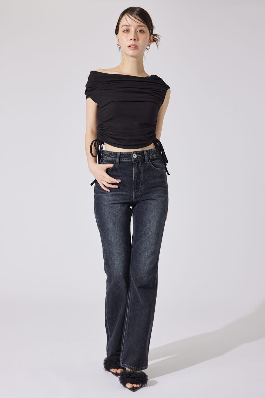 rienda「カシュクールサイドドロストトップス」|Tシャツ・カットソー|