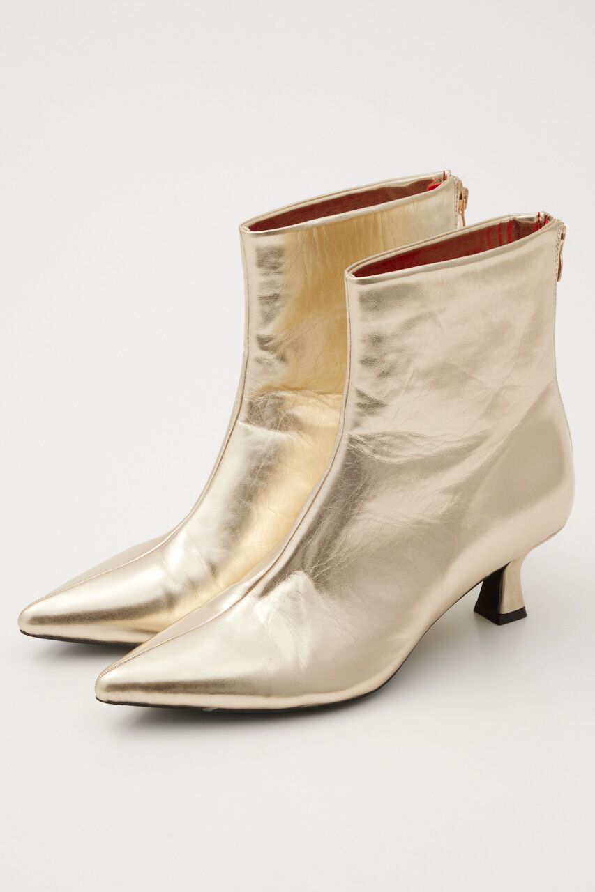 RODEO CROWNS「メタリックポインテッドショートブーツ」|その他|GLD