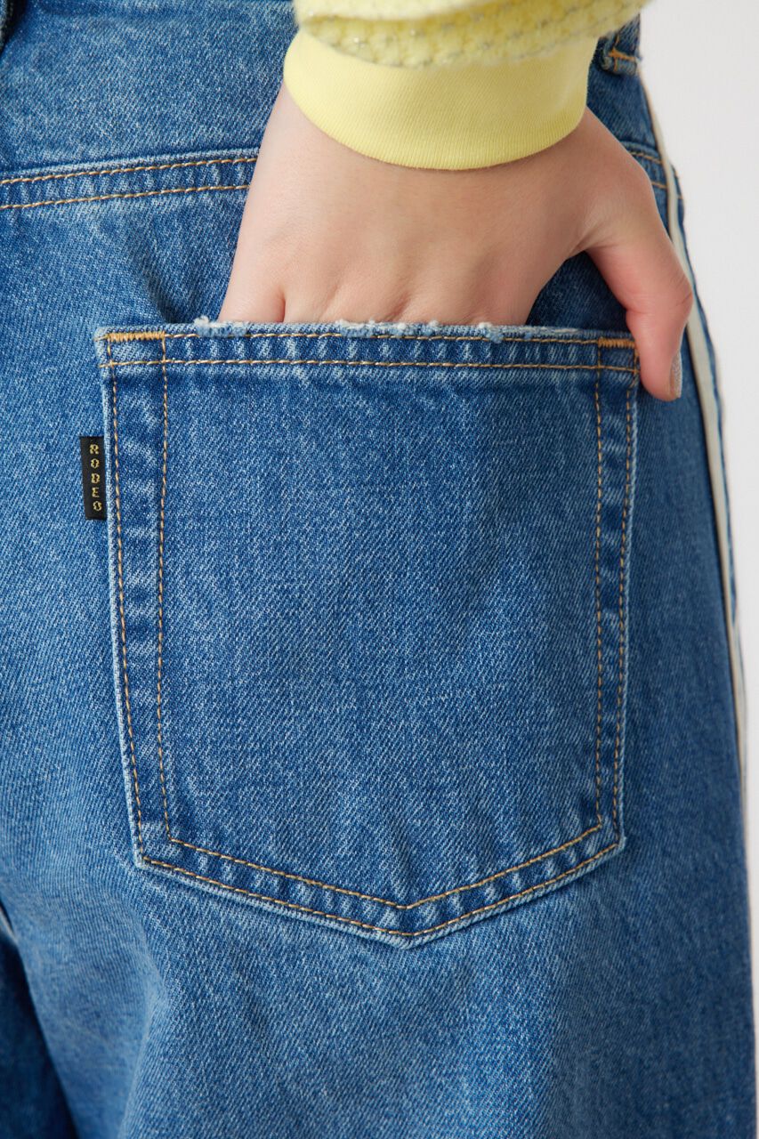 RODEO CROWNS「サイドラインルーズデニム」|デニム|