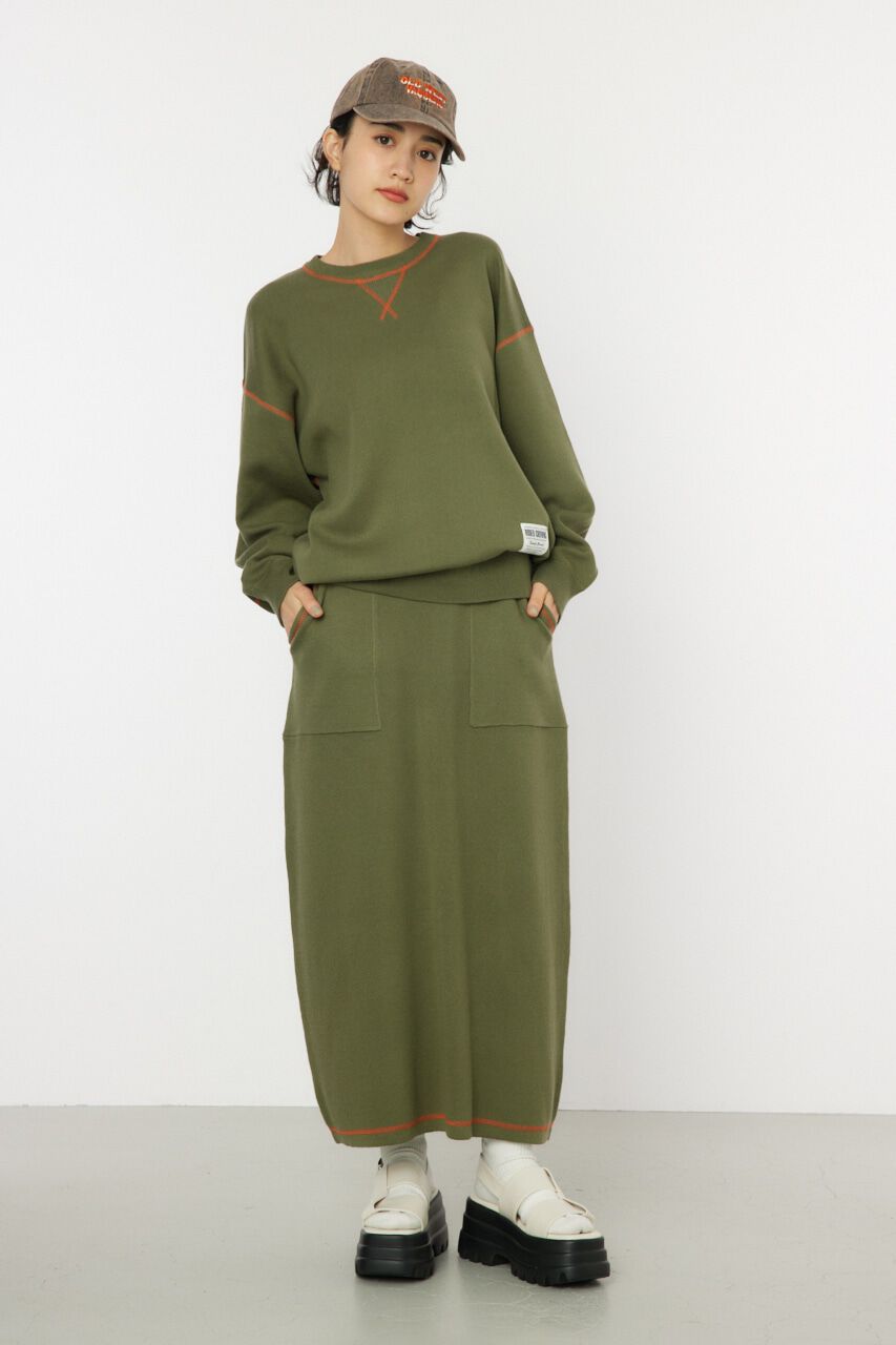 RODEO CROWNS「スウェットライクニットスカート」|スカート|