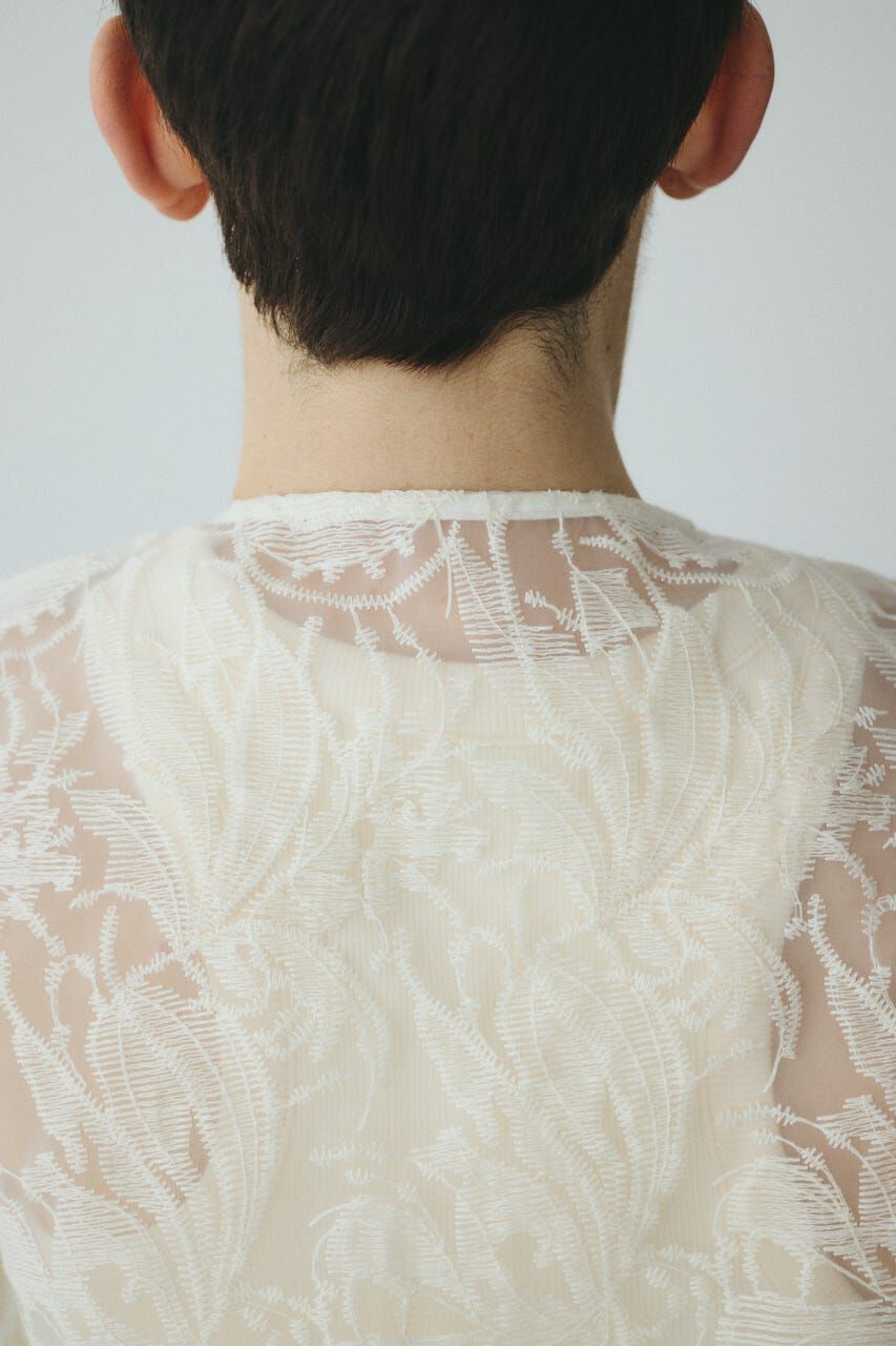 HeRIN.CYE「Lace vest」|ダウンベスト・ベスト|