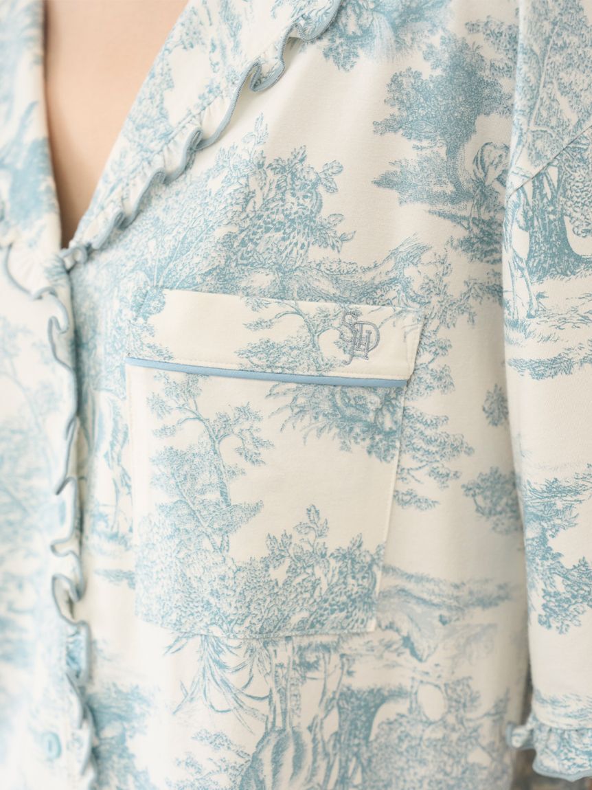 SNIDEL HOME「【Moilis】開襟シャツ」|ルームウェア|