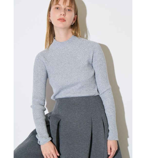 ELENDEEK「HIGH NECK WIDE RIB KT」|ニット・セーター|