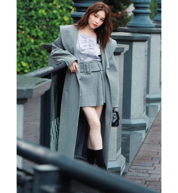 dazzlin「【久間田琳加コラボ】ビッグカラーコクーンコート」|その他|