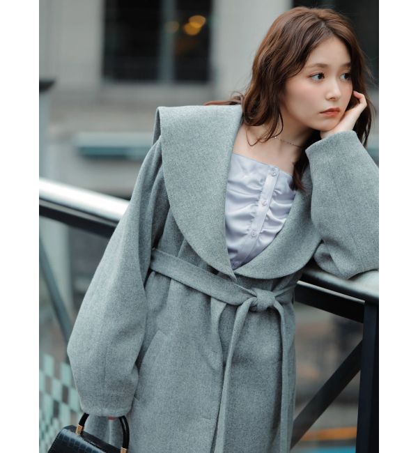 dazzlin「【久間田琳加コラボ】ビッグカラーコクーンコート」|その他|