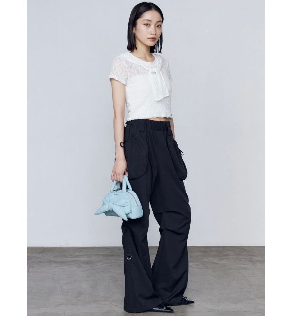 EMODA「レースアップリボンパンプス」|パンプス|