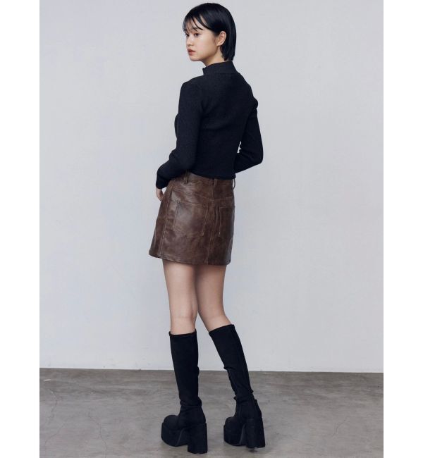 EMODA「アシンメトリーラップスカート」|スカート|