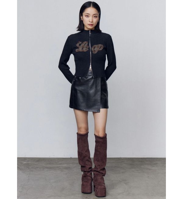 EMODA「アシンメトリーラップスカート」|スカート|