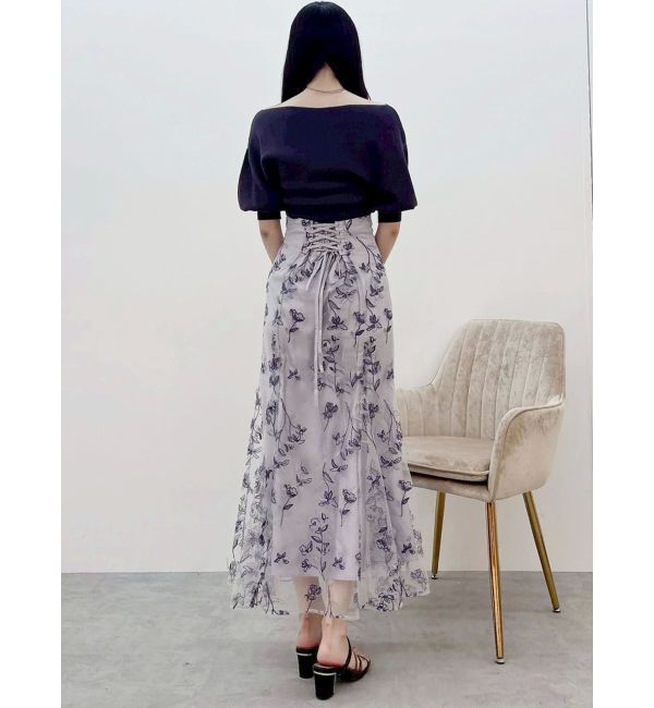 MERCURYDUO「総針バルーン袖ニット」|ニット・セーター|