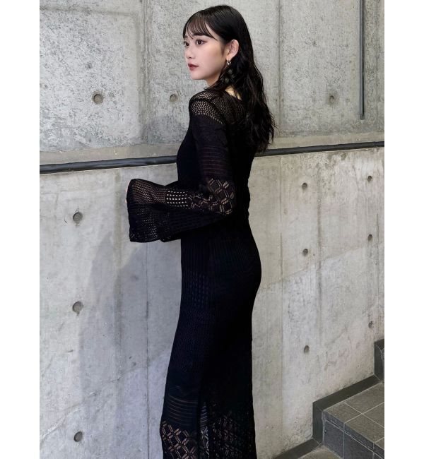 MURUA「クロシェニットワンピース」|ワンピース|