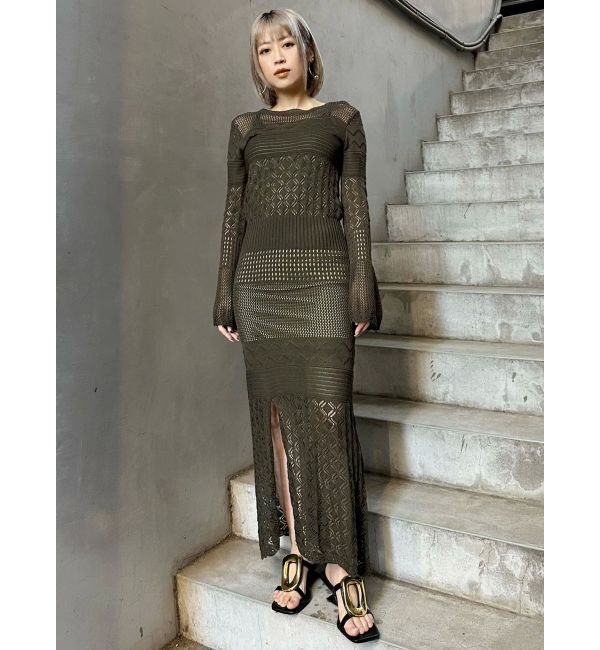 MURUA「クロシェニットワンピース」|ワンピース|