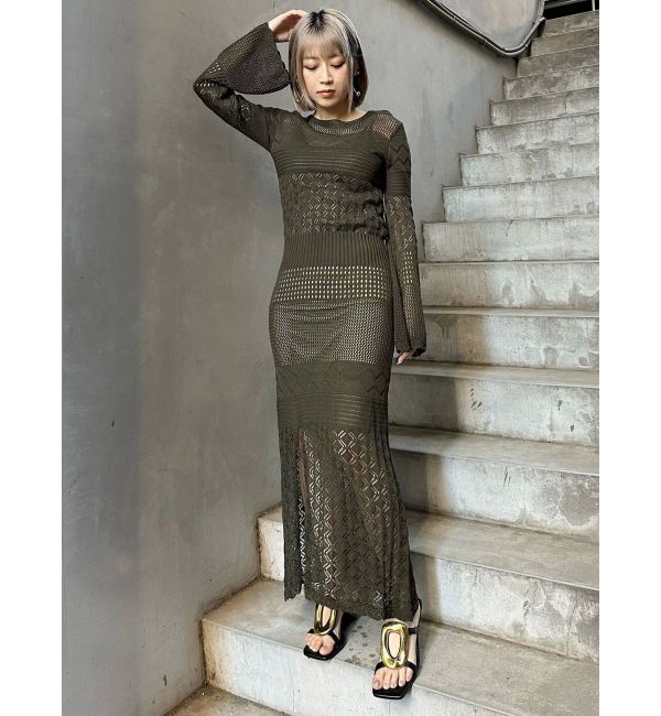 MURUA「クロシェニットワンピース」|ワンピース|