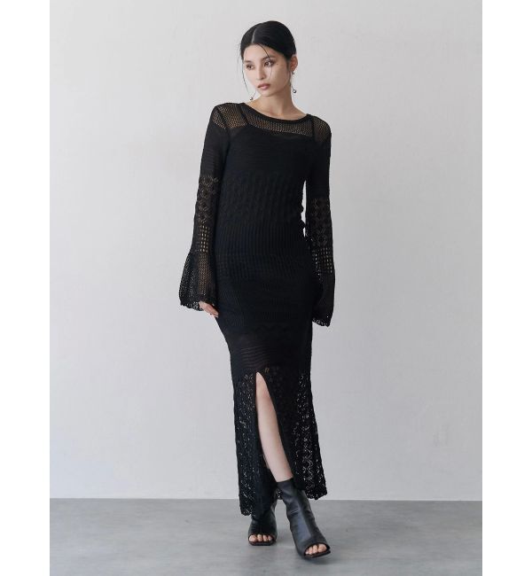 MURUA「クロシェニットワンピース」|ワンピース|