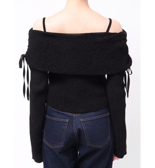 MURUA「モールヤーンオフショルニット」|ニット・セーター|