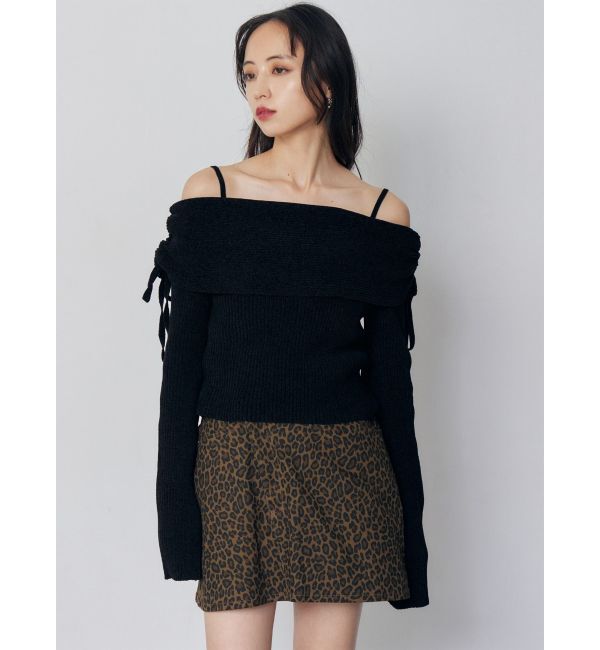 MURUA「モールヤーンオフショルニット」|ニット・セーター|