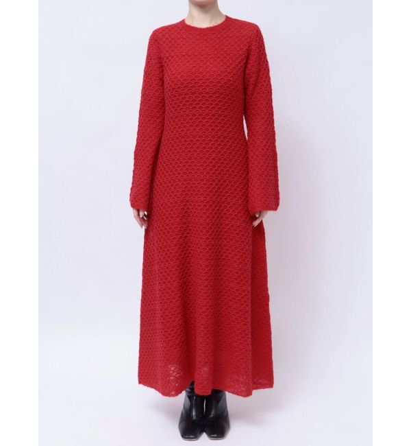 LAGUNAMOON「ダイヤパターンモヘヤニットワンピース」|ワンピース|