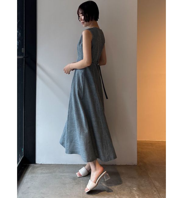 LAGUNAMOON「【追加生産】フロントZIPミックスカラーワンピース」|ワンピース|