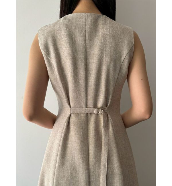 LAGUNAMOON「【追加生産】フロントZIPミックスカラーワンピース」|ワンピース|