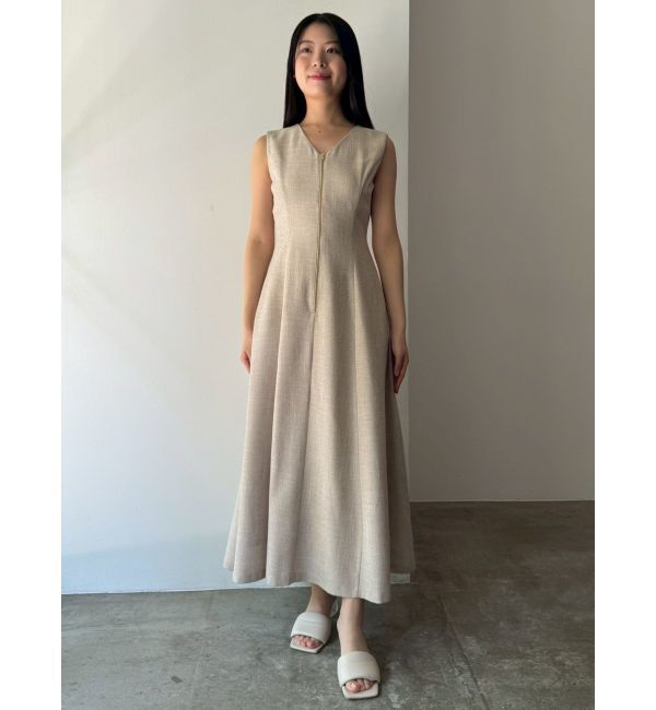 LAGUNAMOON「【追加生産】フロントZIPミックスカラーワンピース」|ワンピース|