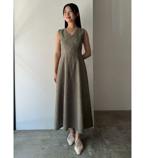 LAGUNAMOON「【追加生産】フロントZIPミックスカラーワンピース」|ワンピース|