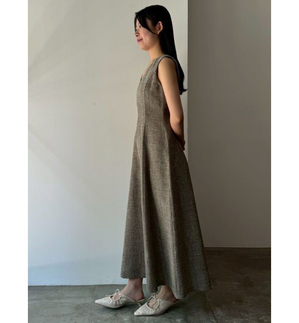 LAGUNAMOON「【追加生産】フロントZIPミックスカラーワンピース」|ワンピース|