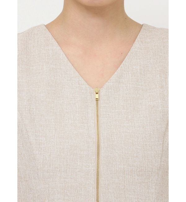 LAGUNAMOON「【追加生産】フロントZIPミックスカラーワンピース」|ワンピース|