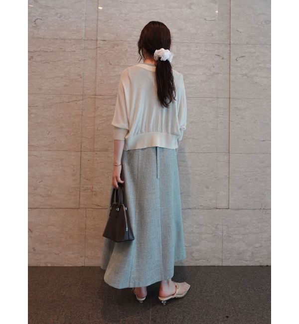 LAGUNAMOON「【追加生産】フロントZIPミックスカラーワンピース」|ワンピース|