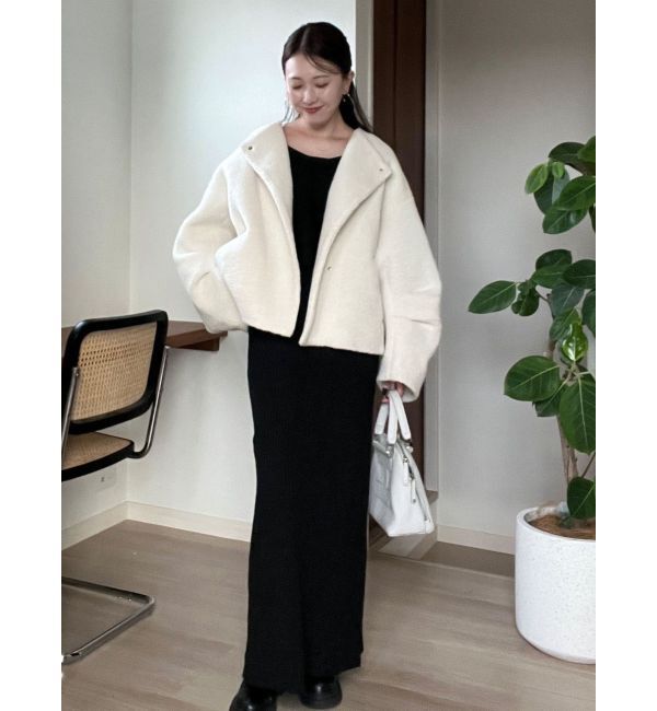 LAGUNAMOON「【REVIVAL】ボアブルゾン」|ブルゾン・スタジャン|