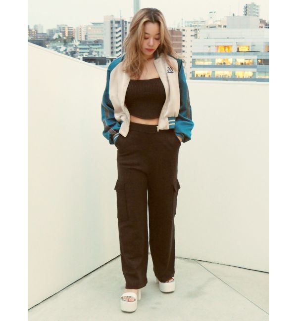 EVRIS「ニットカーゴパンツ【セットアップ着用可能】」|カーゴ|